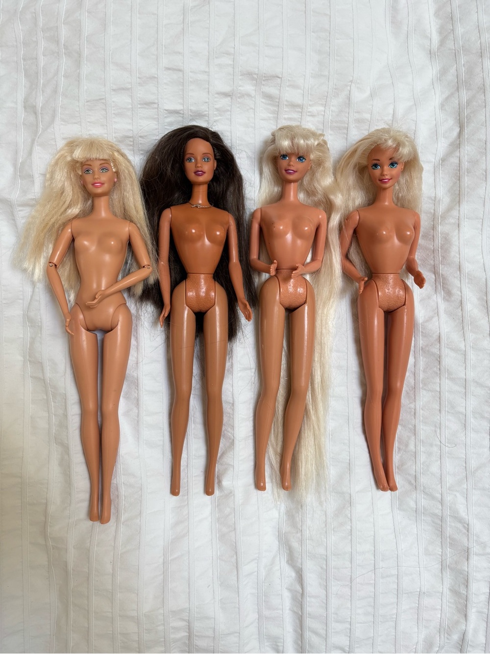 4 Vintage Barbies